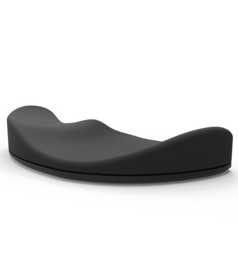 Silicone Mouse Wrist Pad Mice Wrist Rest Ergonomic Three-dimensional Surface Design Skin-friendly Smooth Movement Wrist Pad Blac