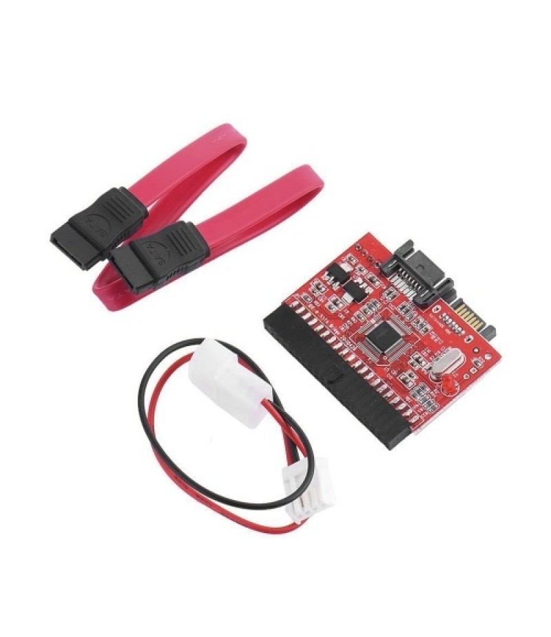 IDE to SATA SATA to IDE ATA ATAPI Serial HDD Mutual Converter Adapter W/ Cable