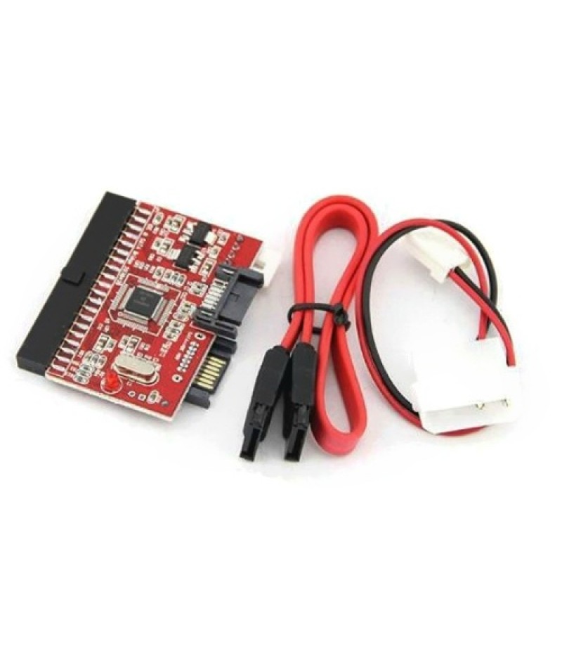 IDE to SATA SATA to IDE ATA ATAPI Serial HDD Mutual Converter Adapter W/ Cable