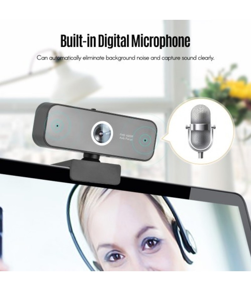 1080P Full HD USB Webcam Laptop Computer Camera