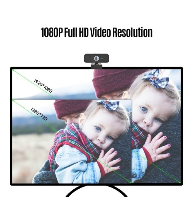 1080P Full HD USB Webcam Laptop Computer Camera