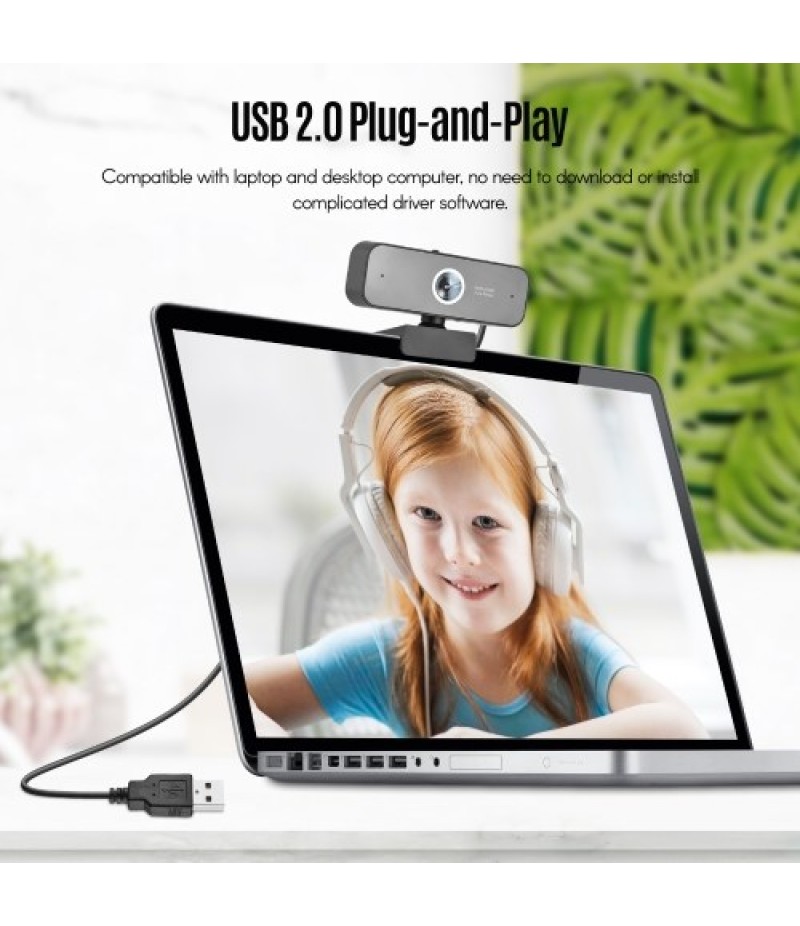 1080P Full HD USB Webcam Laptop Computer Camera