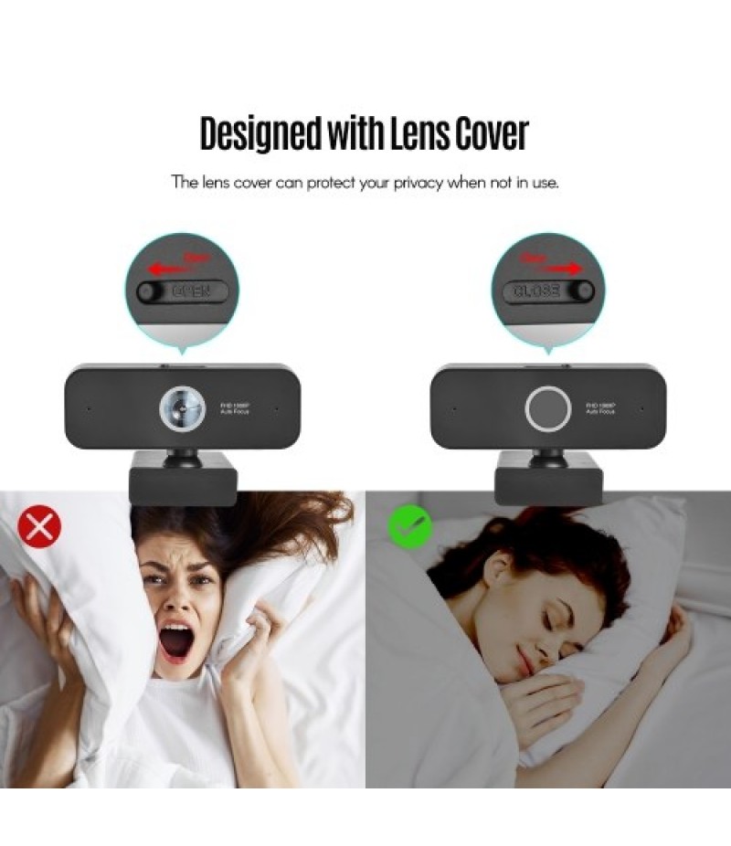 1080P Full HD USB Webcam Laptop Computer Camera