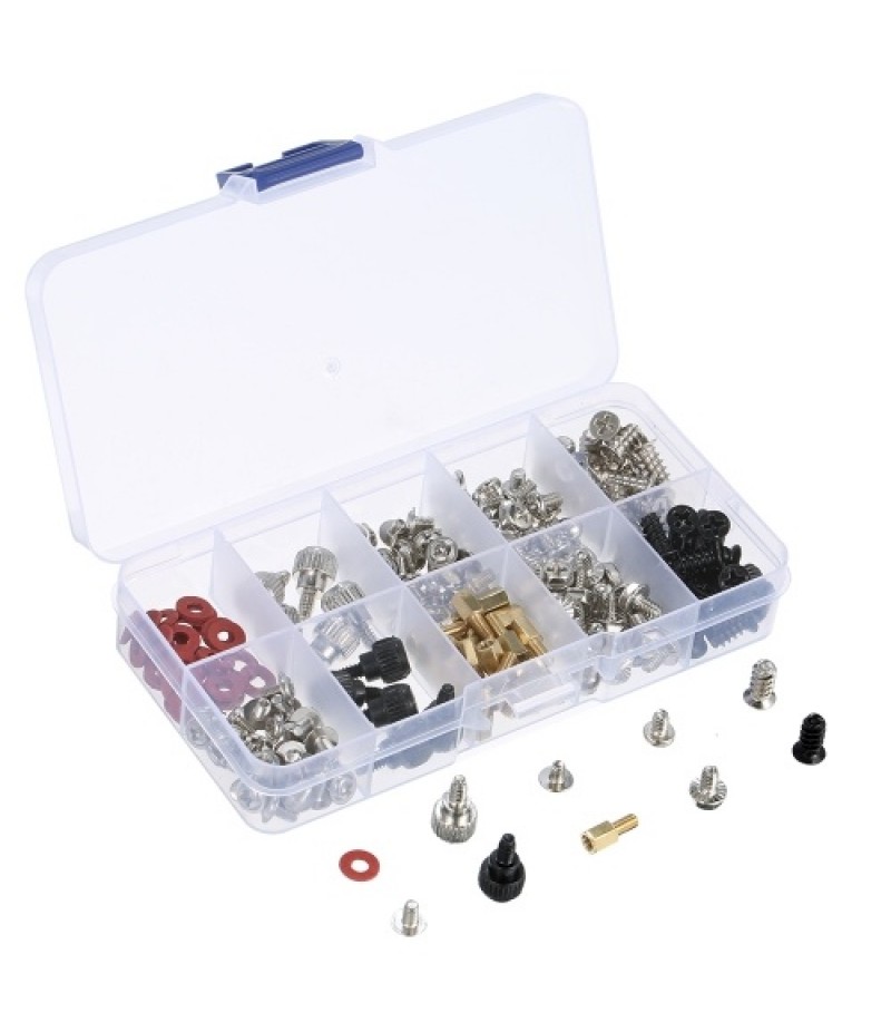 228PCS Basic Computer Screw Kit Desktop Computer Maintenance Screw Set for Computer Case Motherboard Graphics Hard Drive Fan