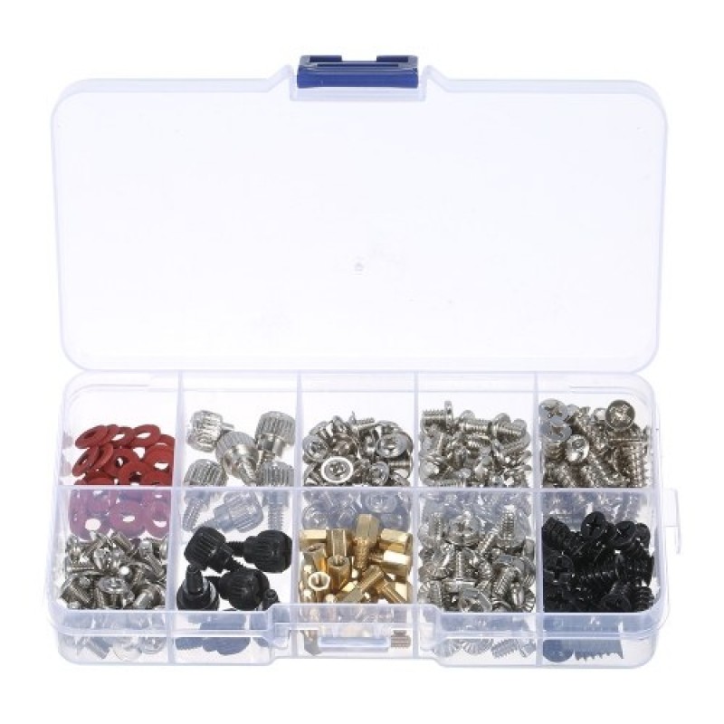 228PCS Basic Computer Screw Kit Desktop Computer Maintenance Screw Set for Computer Case Motherboard Graphics Hard Drive Fan