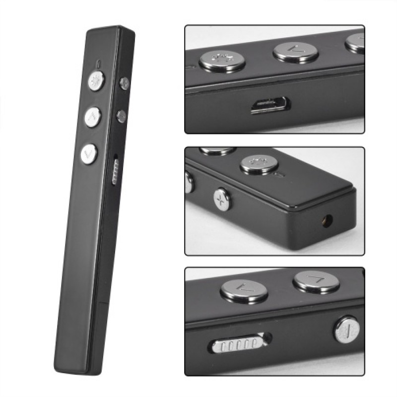 PPT Flip Pen Wireless Presenter PPT Clicker Multifunction Electronic Projection Pen Laser Flip Pen Remote Control