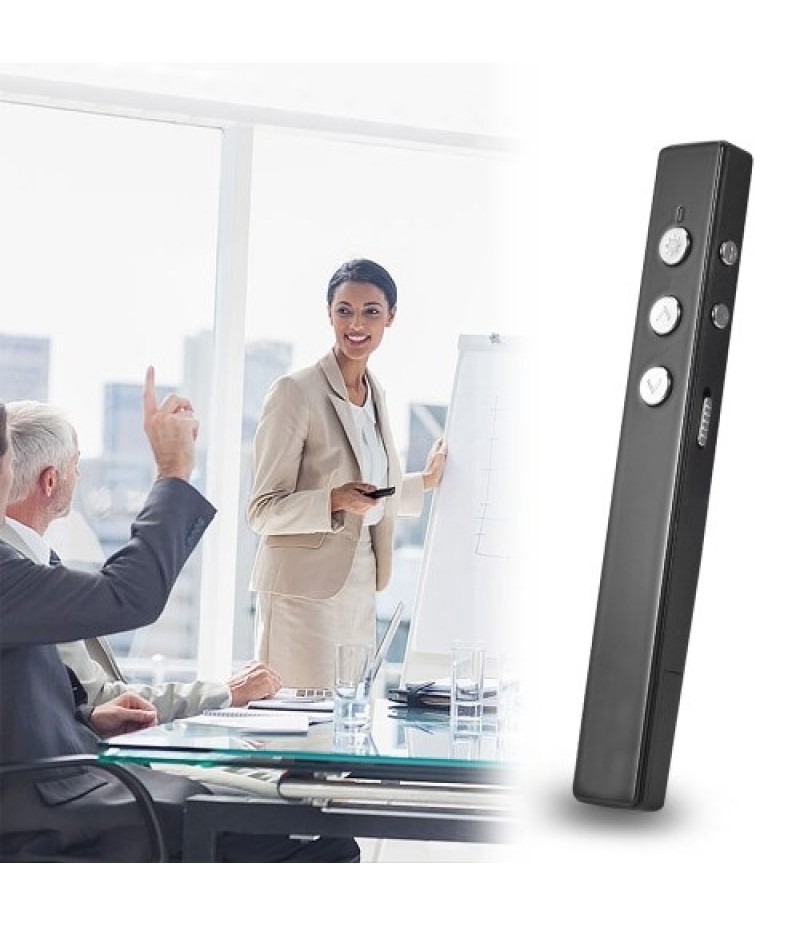 PPT Flip Pen Wireless Presenter PPT Clicker Multifunction Electronic Projection Pen Laser Flip Pen Remote Control