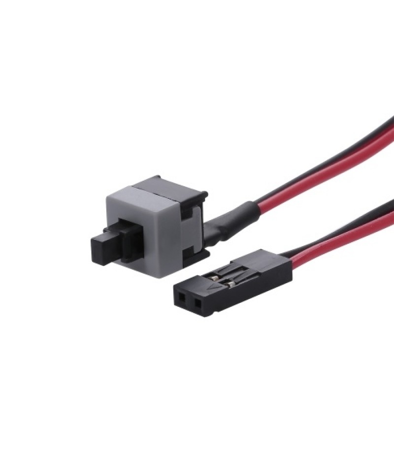 PC Power Cable 48cm 2 Pin SW Cable On/Off/Reset Push Button ATX Desktop Computer Case Motherboard Switch Wire