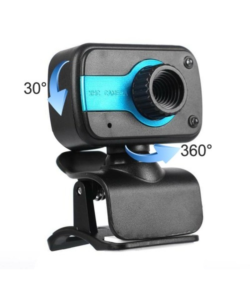 USB 2.0 12.0 Megapixel Digital Web Camera Clip-on with Microphone for Laptop Desktop Video Calling