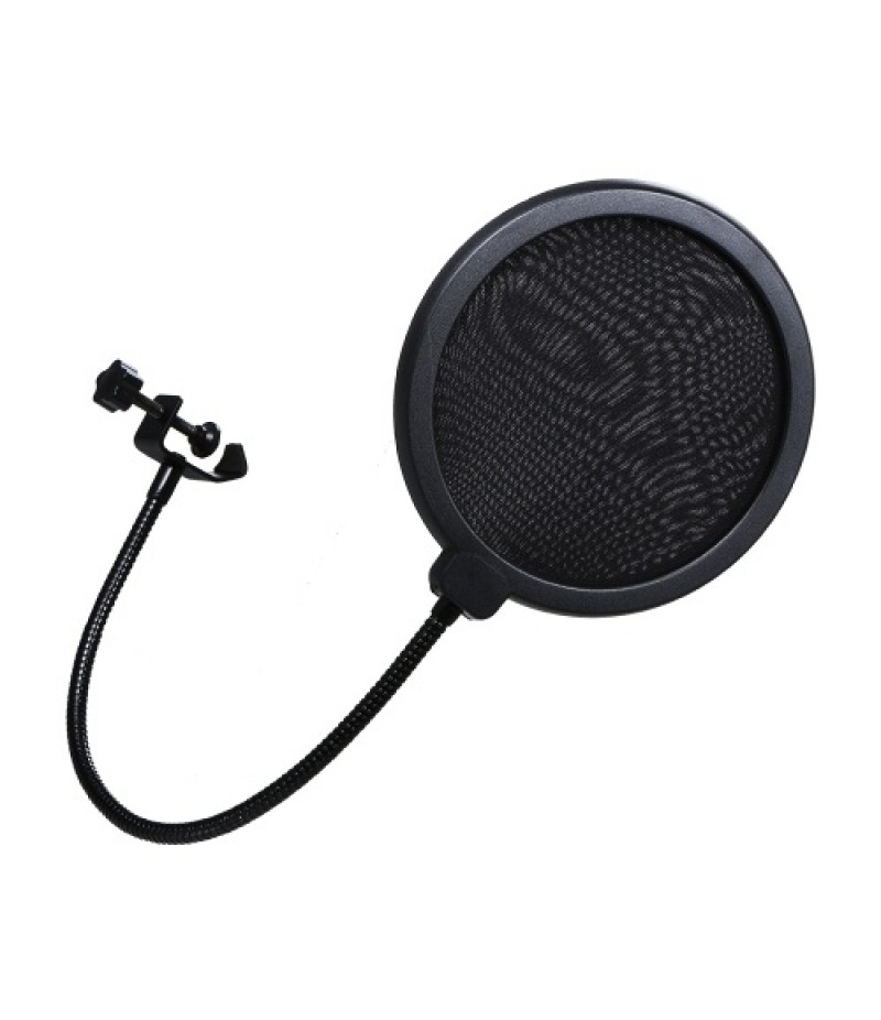 Microphone Pop Filter Mic Shield Mask Dual Layer Singing Windscreen Professional Mic Studio Pop Filter