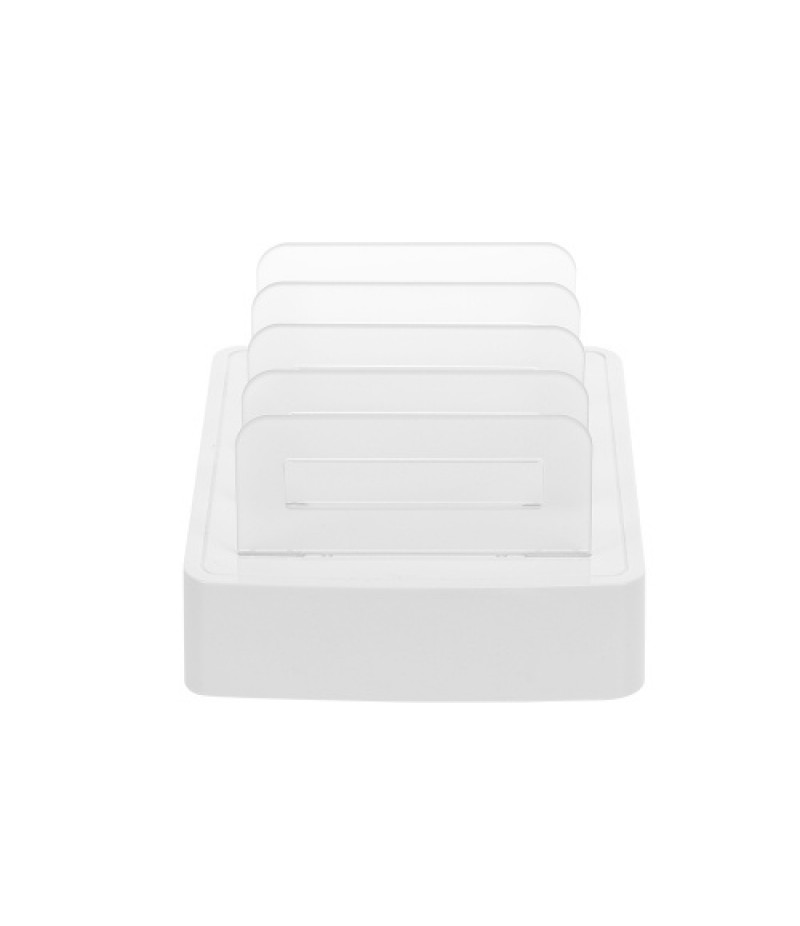 Smart Charging Station with 4 Ports USB QC3.0 Charging Dock of Universal Compatibility Charging Station for Family and Office Us
