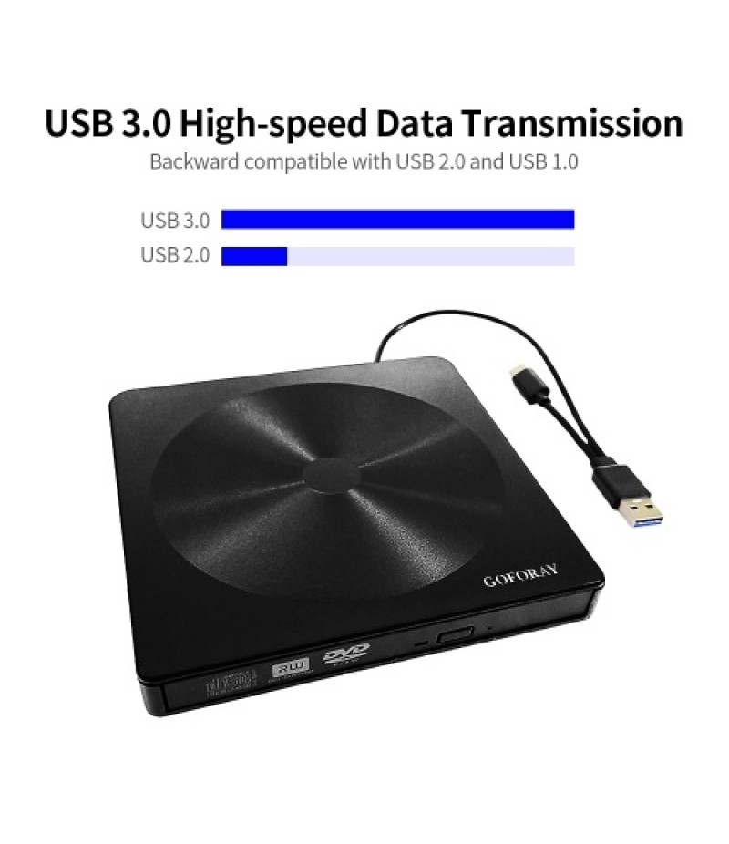 USB 3.0 Type-C External DVD Recorder