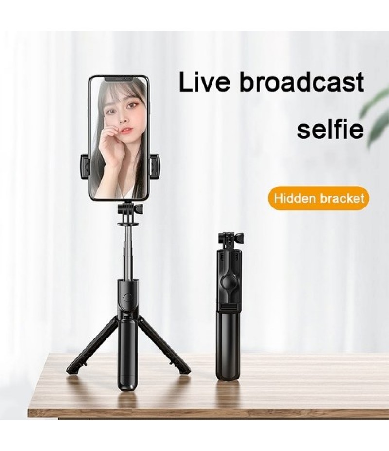 S03 Mini Selfie Stick Bluetooth 4.0 Wireless Aluminum Alloy Selfie Stick Tripod Foldable Monopods for SmartPhones Camera