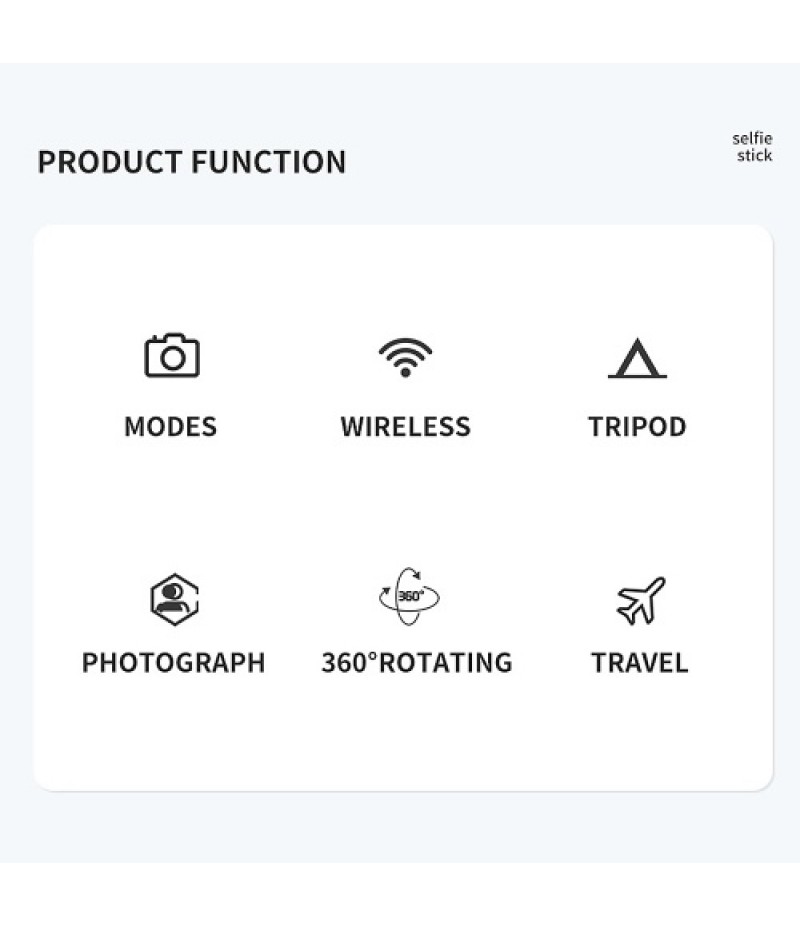 S03 Mini Selfie Stick Bluetooth 4.0 Wireless Aluminum Alloy Selfie Stick Tripod Foldable Monopods for SmartPhones Camera