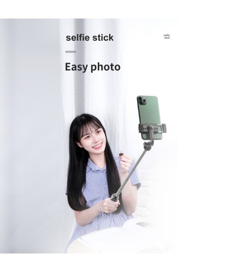 S03 Mini Selfie Stick Bluetooth 4.0 Wireless Aluminum Alloy Selfie Stick Tripod Foldable Monopods for SmartPhones Camera