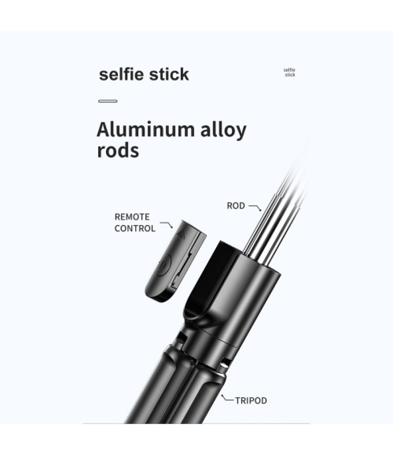 S03 Mini Selfie Stick Bluetooth 4.0 Wireless Aluminum Alloy Selfie Stick Tripod Foldable Monopods for SmartPhones Camera