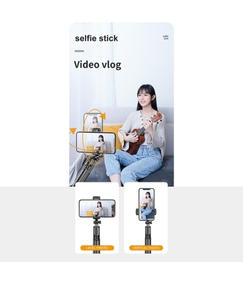 S03 Mini Selfie Stick Bluetooth 4.0 Wireless Aluminum Alloy Selfie Stick Tripod Foldable Monopods for SmartPhones Camera