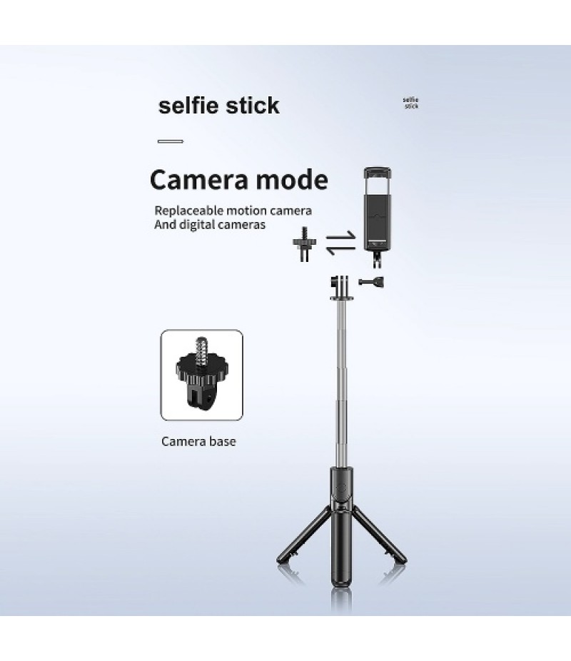 S03 Mini Selfie Stick Bluetooth 4.0 Wireless Aluminum Alloy Selfie Stick Tripod Foldable Monopods for SmartPhones Camera