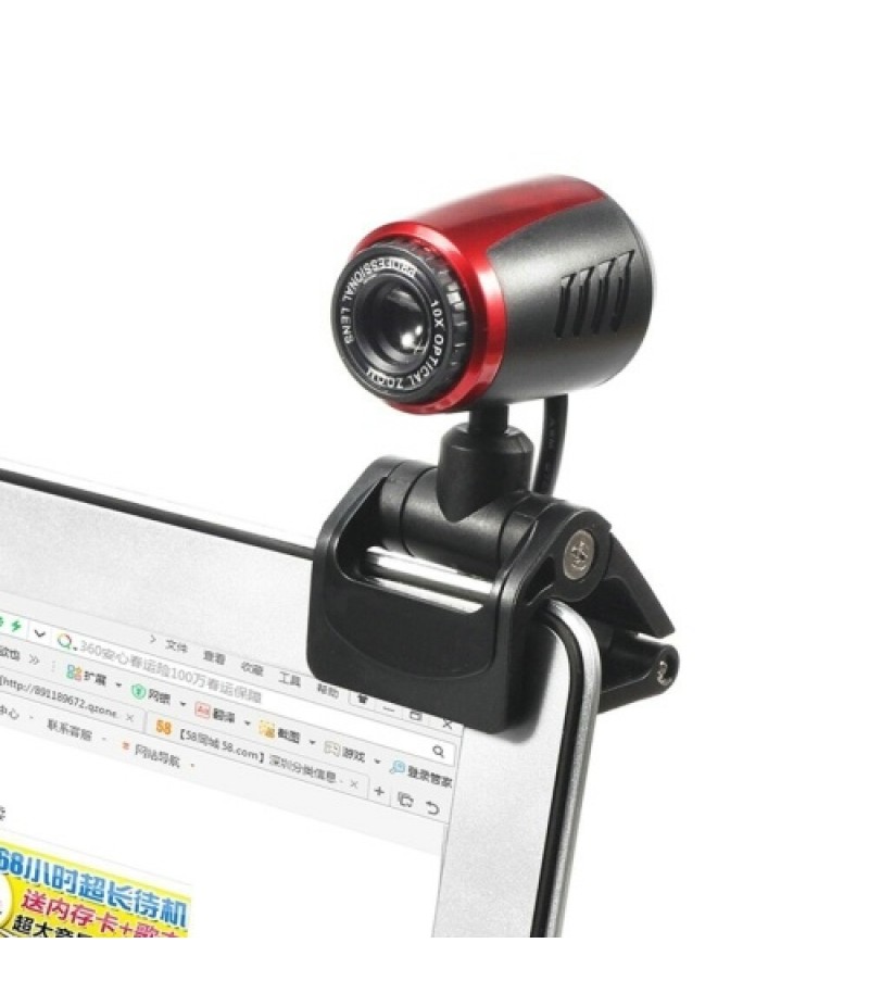 USB Webcam 480P Web Cam Clip-on Digital Web Camera with Microphone for Laptop PC Computer