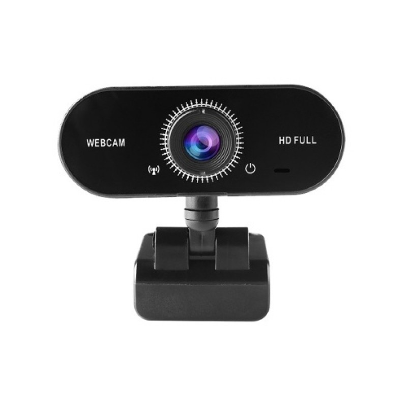 1080P Clip-on USB Webcam with Noise Canceling Mic Support Flexible Rotation/Auto Focus/Auto Adjusting Lighting Condition