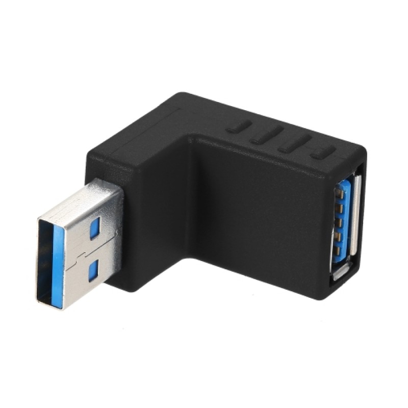 Right Angle USB3.0 AM to AF L Shape Adapter Converter USB 3.0 A Male to A Female 90 Degree Angle Plug Up
