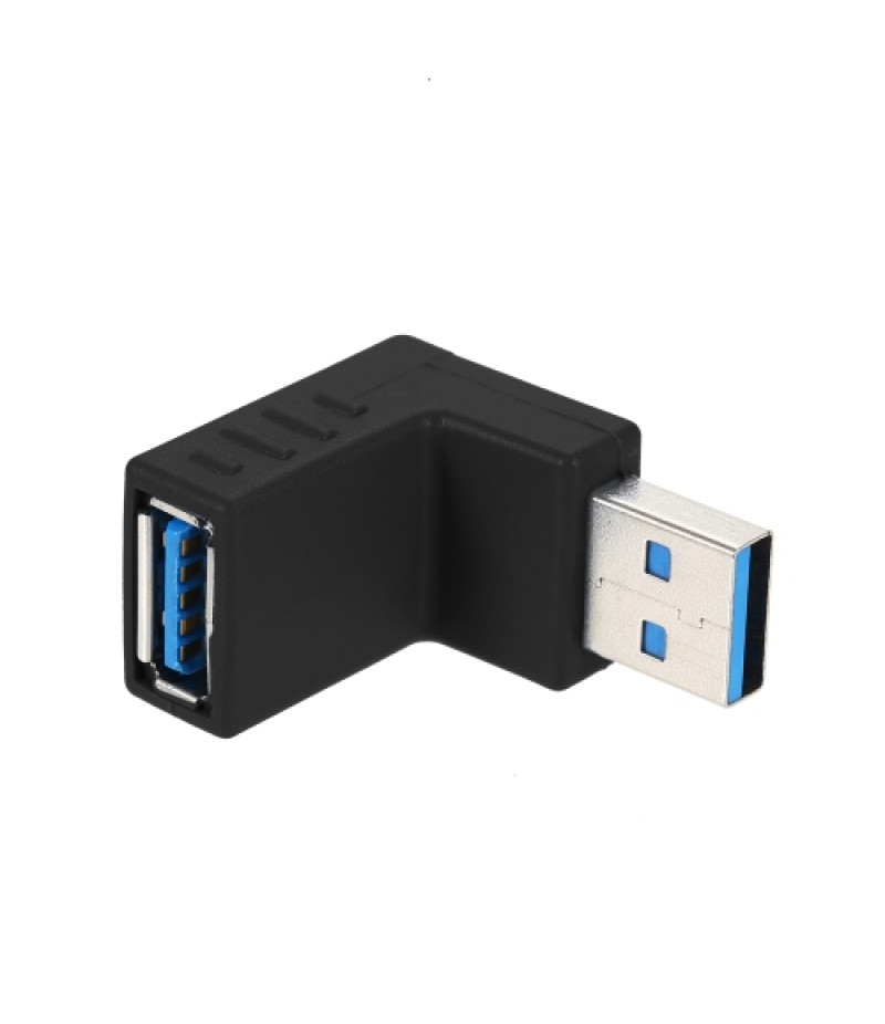 Right Angle USB3.0 AM to AF L Shape Adapter Converter USB 3.0 A Male to A Female 90 Degree Angle Plug Up