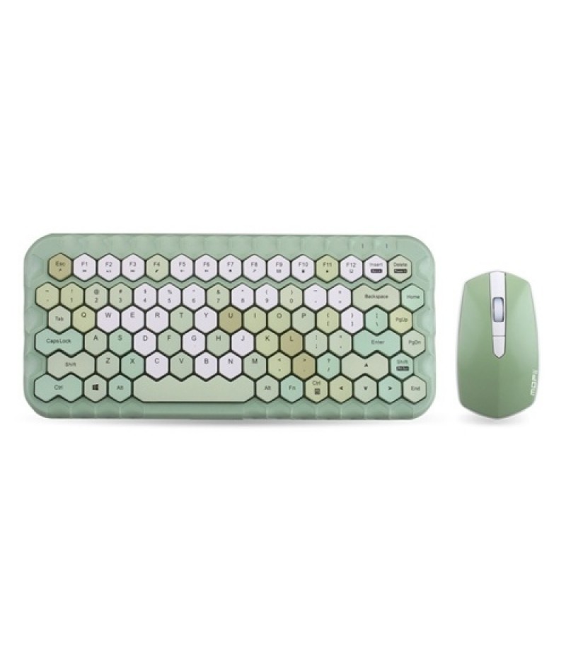 Cordless Mechanical Keyboard Mouse Round Cap Keyboard Office Desktop Keyboard and Mouse Set