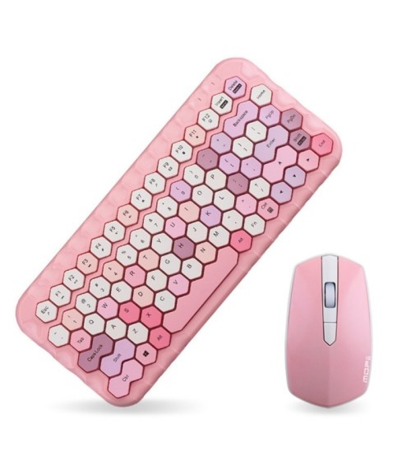 Cordless Mechanical Keyboard Mouse Round Cap Keyboard Office Desktop Keyboard and Mouse Set