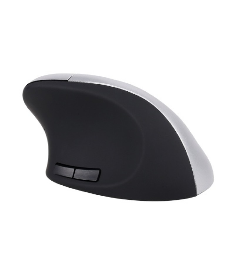 6D Wireless Optical Mouse Vertical Mouse 2.4GHz Gaming Mouse 6 Keys Ergonomic Design Mouse for PC Laptop Black+Silver