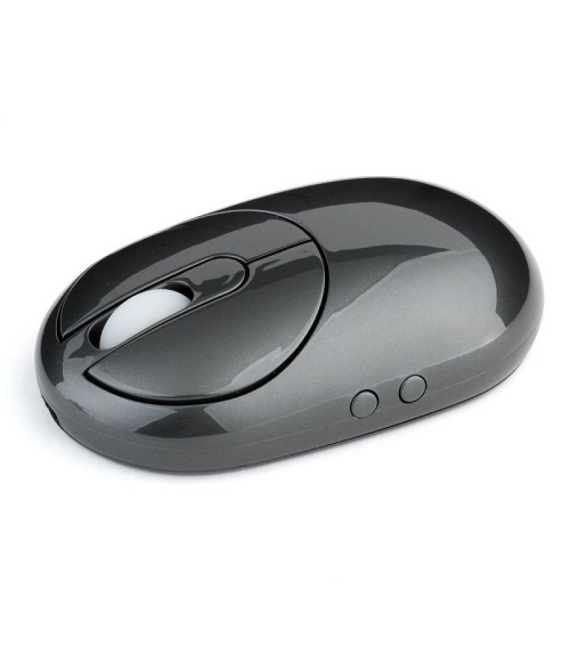 2.4G Wireless Rechargeable Mouse 3-gear Adjustable DPI Ergonomic Optical Mouse with 3-port USB Hub Charging Dock Black