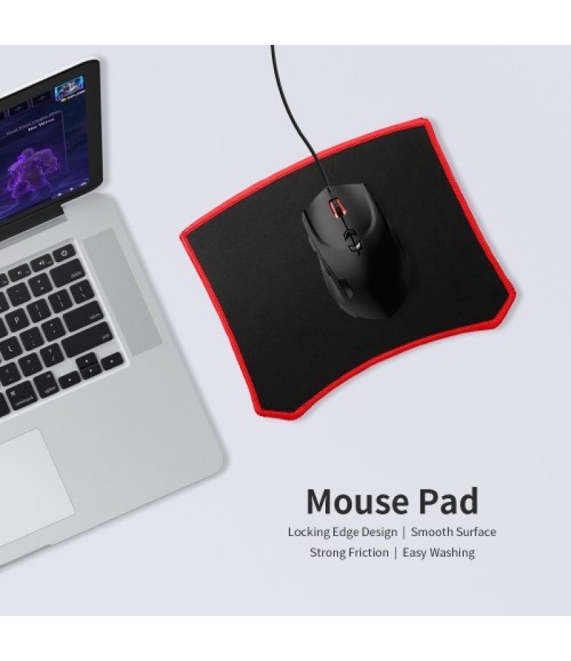Mouse Pad Locking Edge Gaming Mouse Pad Anti-skid Wear-resistant Rubber Mouse Pad for Home Game Office