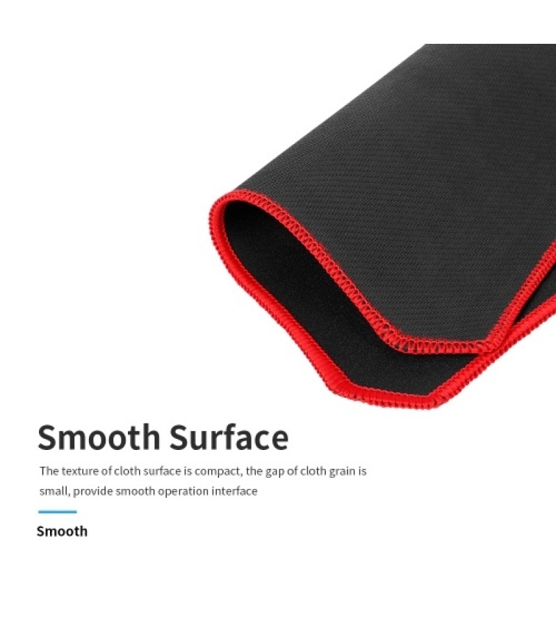 Mouse Pad Locking Edge Gaming Mouse Pad Anti-skid Wear-resistant Rubber Mouse Pad for Home Game Office