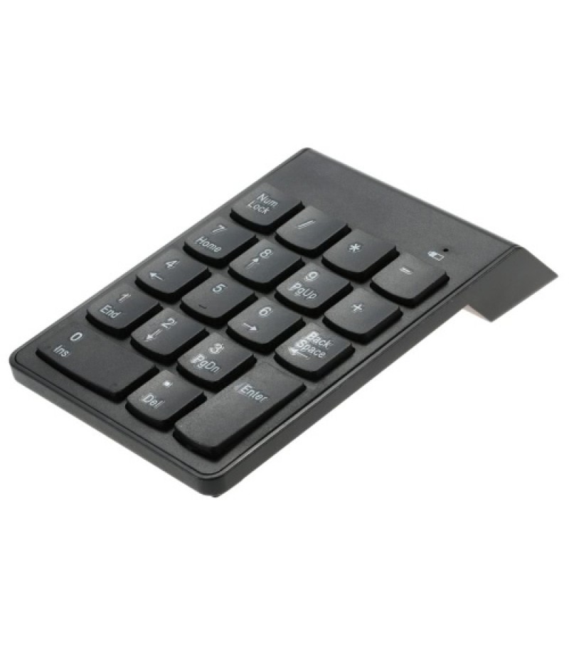 2.4G USB Numeric Keypad Wireless Number Pad 18 Keys Mini Digital Keyboard for iMac/MacBook/MacBook Air/Pro Laptop PC Notebook De
