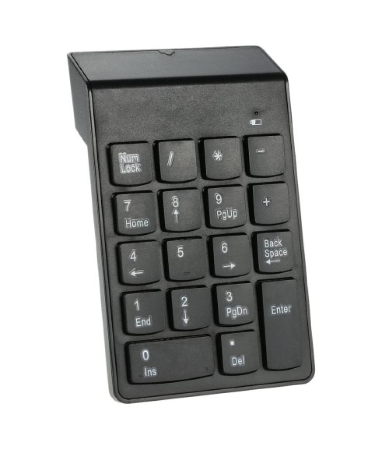 2.4G USB Numeric Keypad Wireless Number Pad 18 Keys Mini Digital Keyboard for iMac/MacBook/MacBook Air/Pro Laptop PC Notebook De