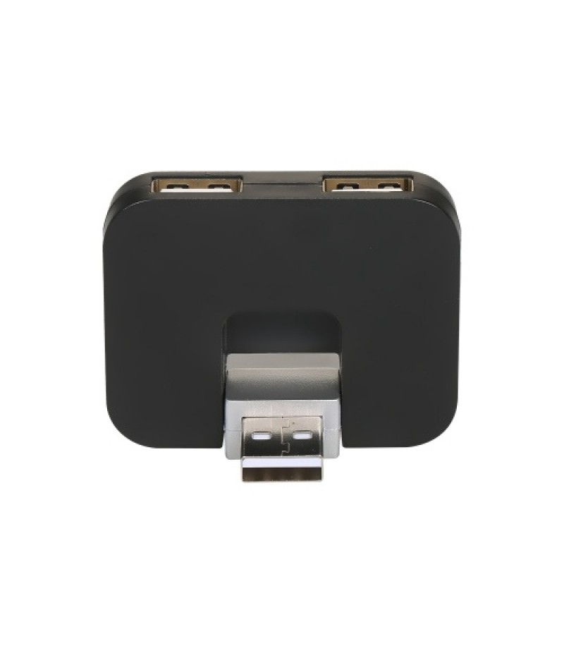 4-port USB2.0 Hub Rotating USB2.0 Converter Support USB Fan Mouse Keyboard Mobile Hard Disk U Disk USB Light for PC Laptop
