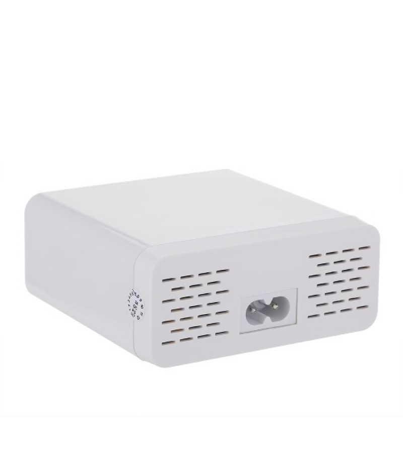 Quick Charge 3.0 6-Port 6A USB Desktop Charger Adapter Hub Multi Port USB Wall Charger Dock Station with LCD Display Intelligent