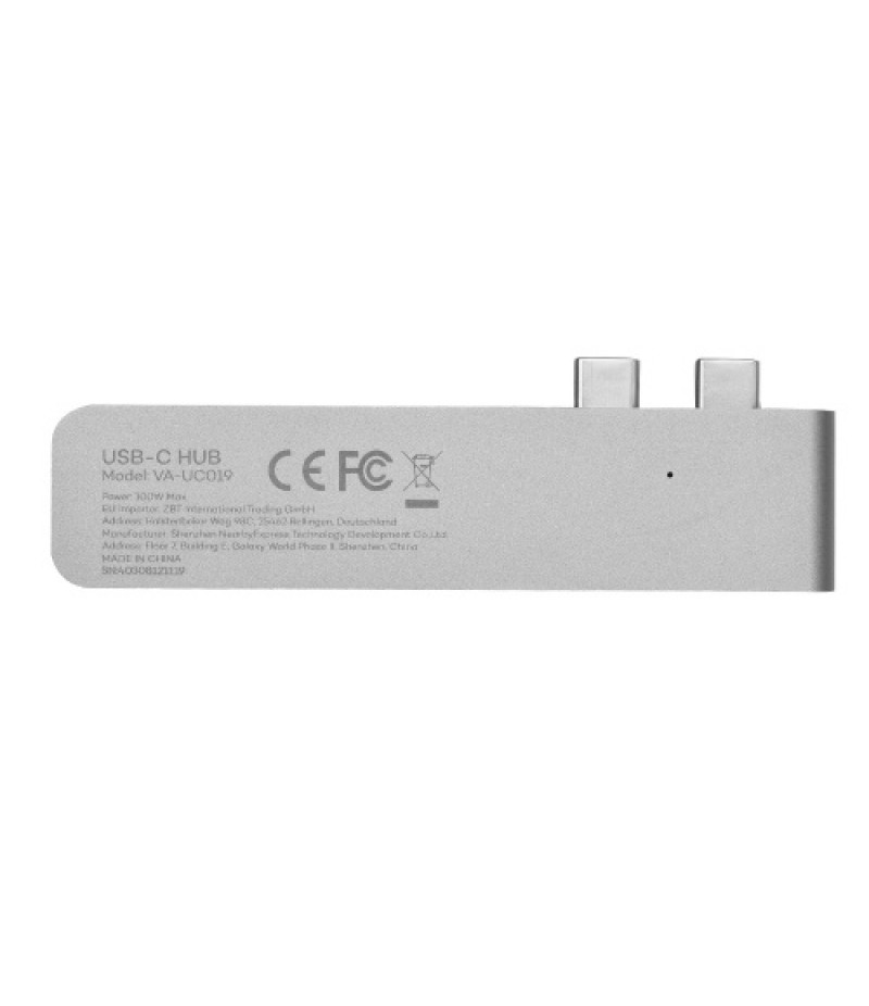 5-in-2 USB C Hub Multiport Adapter for MacBook Air MacBook Pro