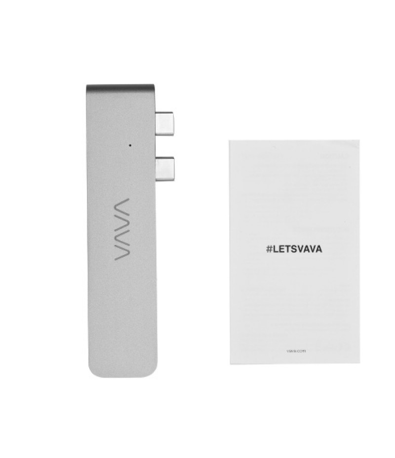 5-in-2 USB C Hub Multiport Adapter for MacBook Air MacBook Pro
