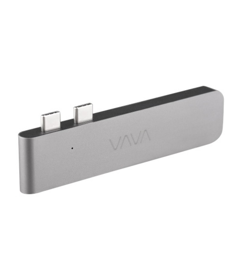 5-in-2 USB C Hub Multiport Adapter for MacBook Air MacBook Pro
