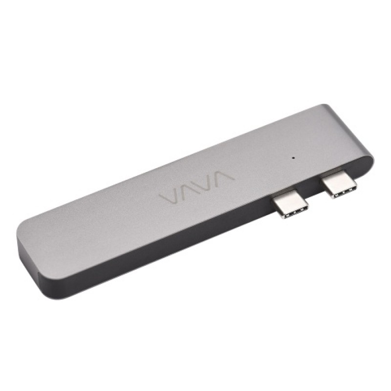 5-in-2 USB C Hub Multiport Adapter for MacBook Air MacBook Pro