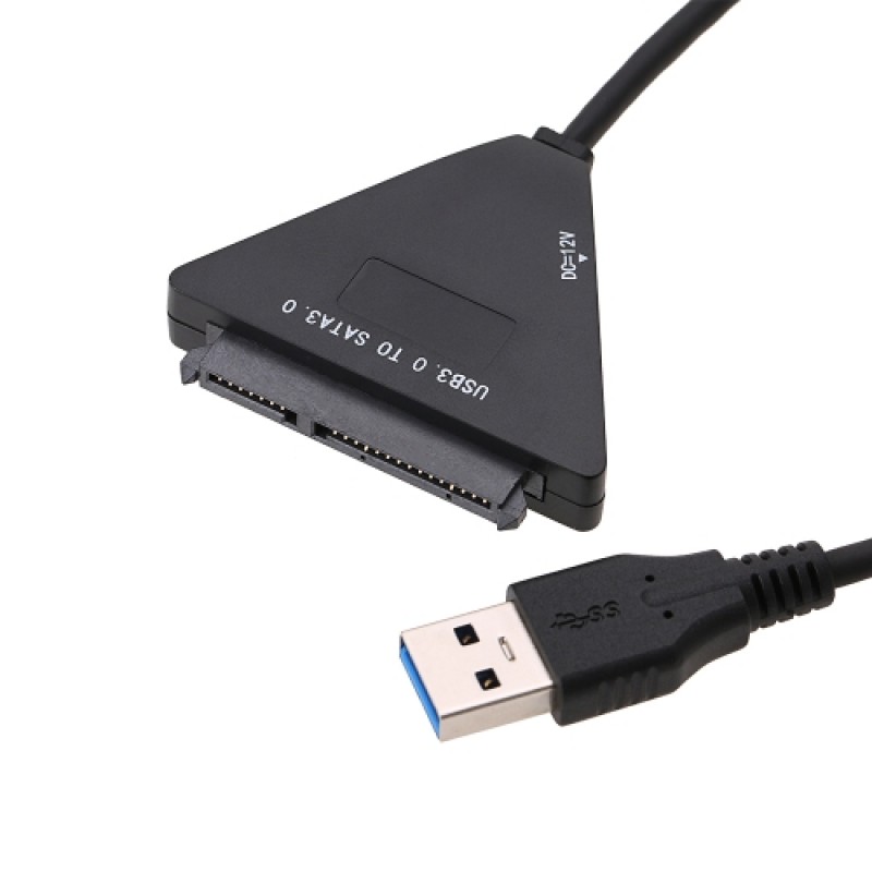 USB 3.0 to External 2.5" 3.5" SATA III HDD SSD Hard Drive Converter Adapter Cable for Mac Win 8 OS