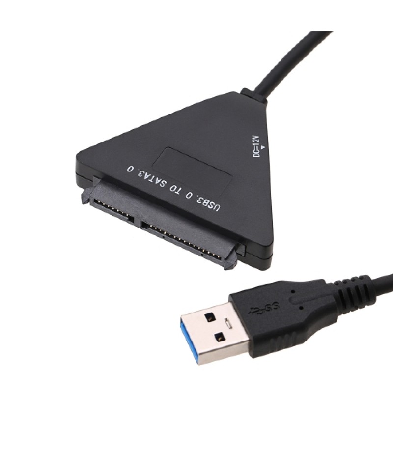 USB 3.0 to External 2.5" 3.5" SATA III HDD SSD Hard Drive Converter Adapter Cable for Mac Win 8 OS