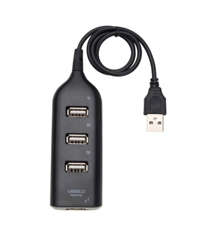 4-Ports USB Hub 1-Meter Portable USB 2.0/1.1 Splitter