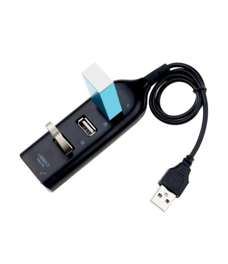 4-Ports USB Hub 1-Meter Portable USB 2.0/1.1 Splitter