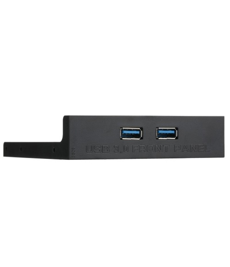 USB 3.0 Front Panel Hub 2 Port Expansion Bay 20 Pin to USB3.0 60cm Bracket Adapter Cable for PC Desktop 2.5" Floppy Bay