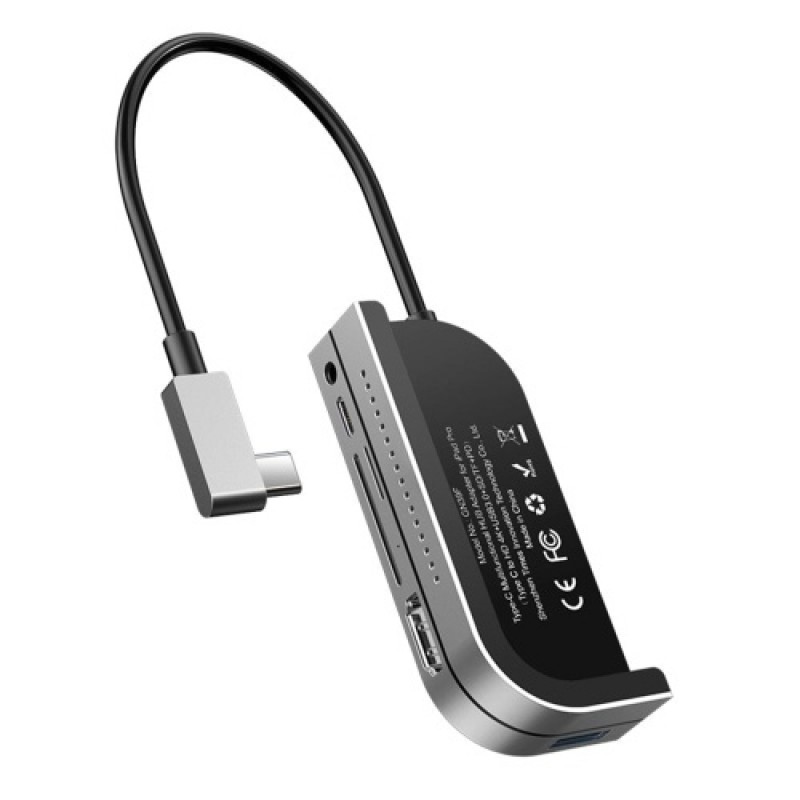 Type-C Docking Station Transfer High-Definition Multi-media Interface USB3.0 Hub with 3.5mm Jack/ Supported Service Digital Memo