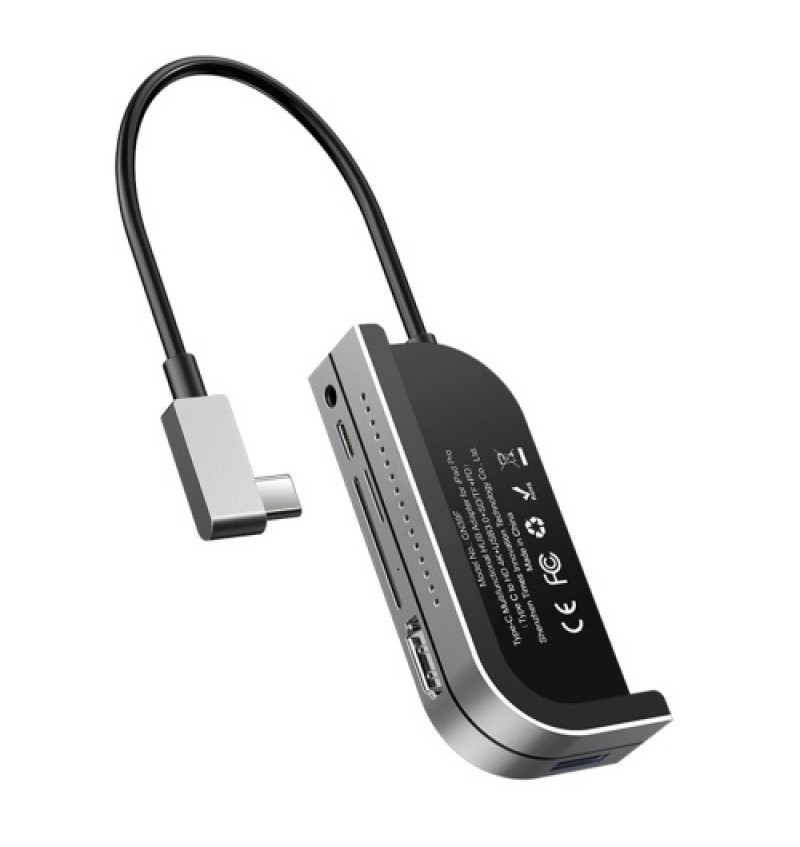 Type-C Docking Station Transfer High-Definition Multi-media Interface USB3.0 Hub with 3.5mm Jack/ Supported Service Digital Memo