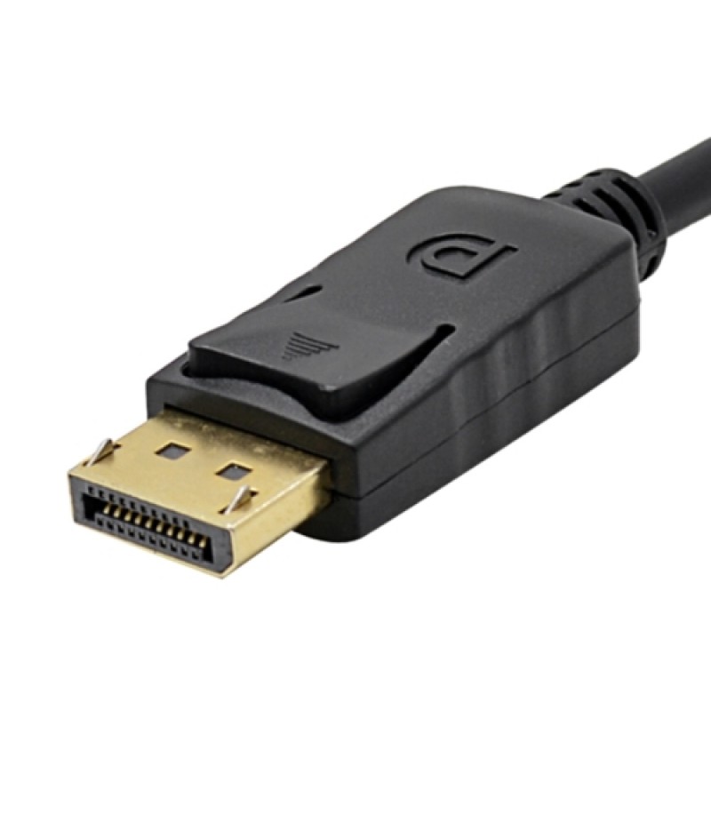 1.8M Male Display Port DP to VGA Male Adapter Cable Converter 1080P Video Cable for Projector DTV TV HDVD Player Black