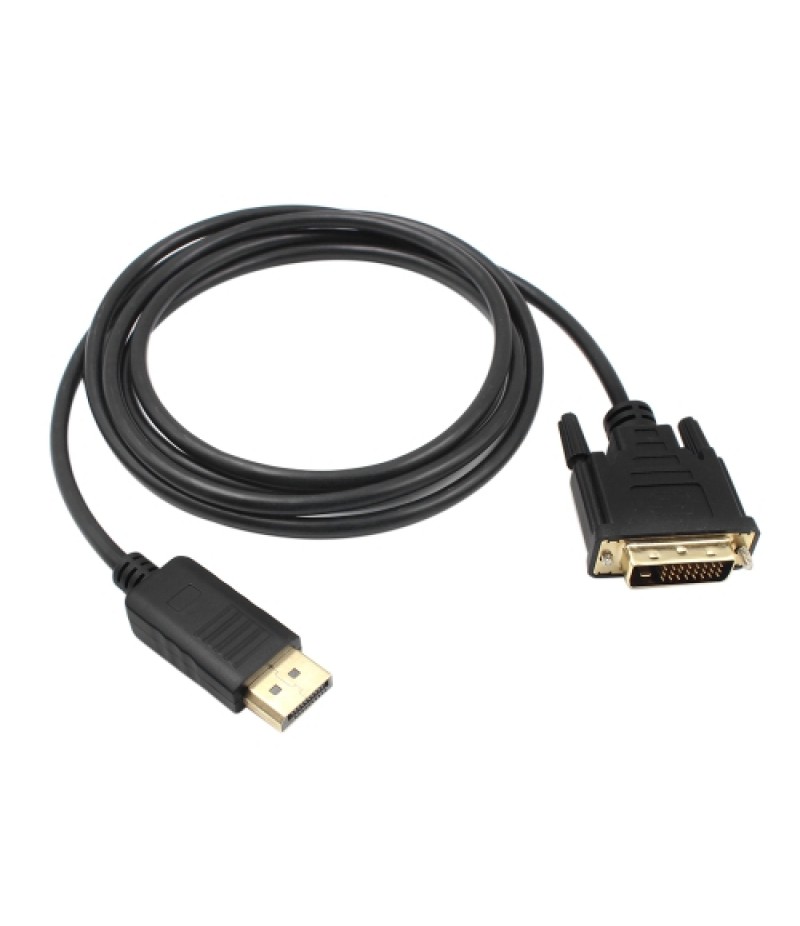 1.8M DP to DVI Adapter DisplayPort Display Port to DVI Cable Adapter Converter Male to Male Video Cable 1080P for Monitor Projec