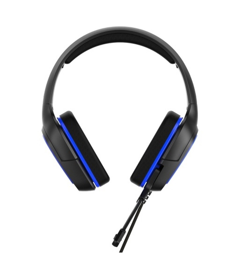  PG-R006 Gaming Headset Surround Sound Headset with High Sensitive Microphone for PC Switch PS4 CellPhone Black+Blue